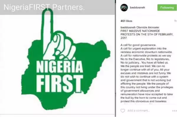 Wow! At Last: Olamide Joins March For Nationwide Protest
